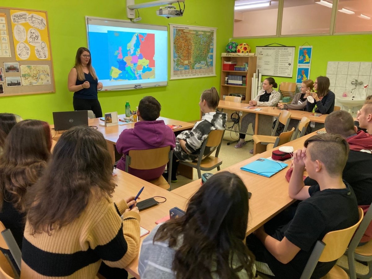 Beseda s dobrovolnicí z Francie