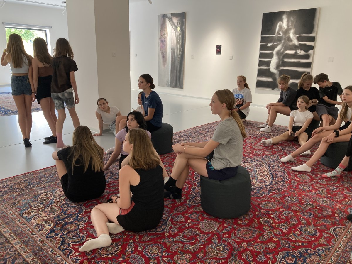 Výtvarné praktikum v galerii Pekelné sáně v Kroměříži