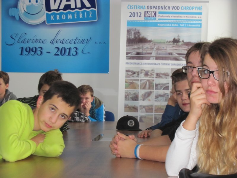 Exkurze úpravna vody VIII.C