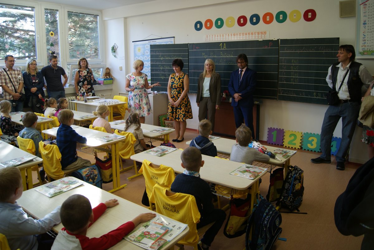 1. školní den prvňáčků