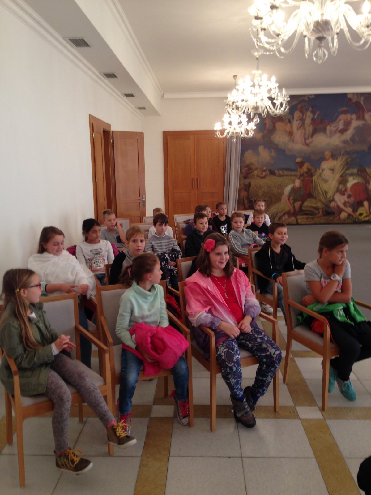 Návštěva třídy III.C na kroměřížské radnici