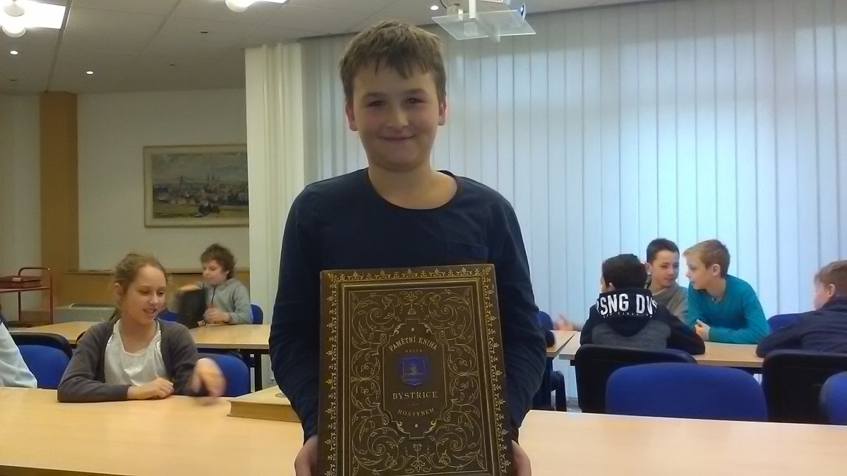 Návštěva archivu - třída 5A