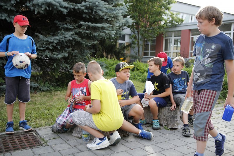 4.B - spaní ve škole