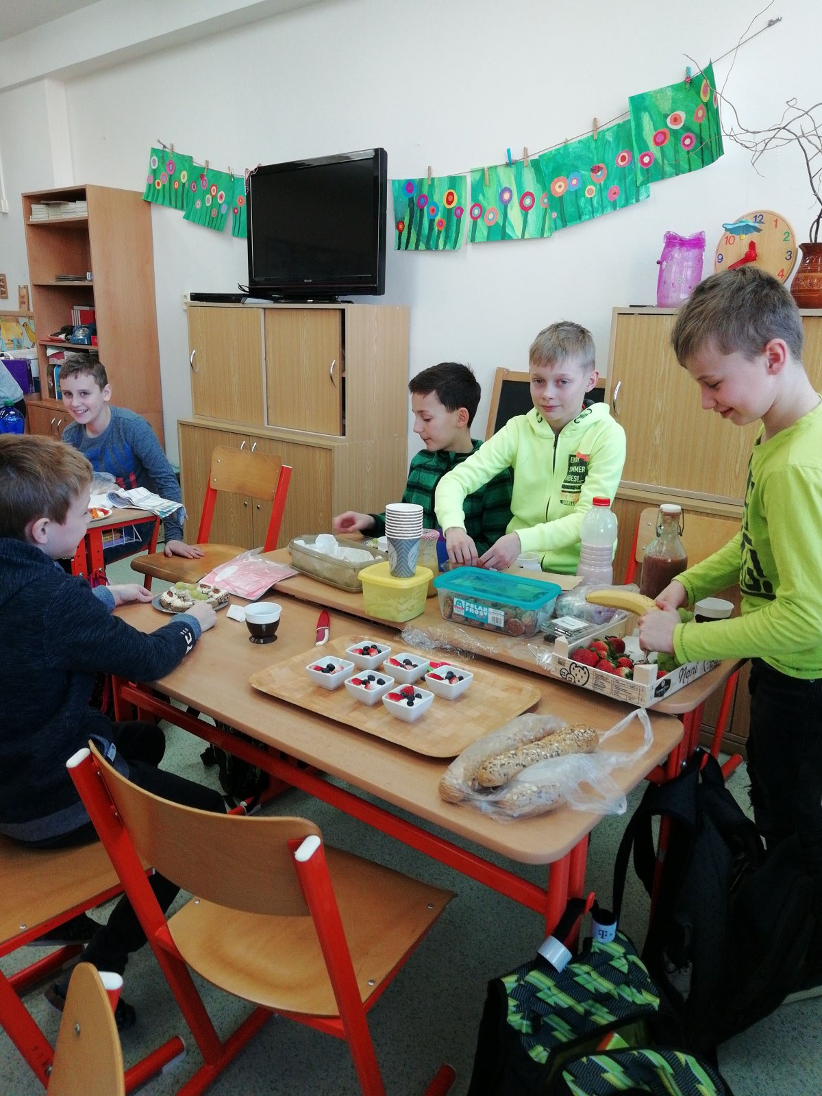 Zdravé svačinky v 5. A