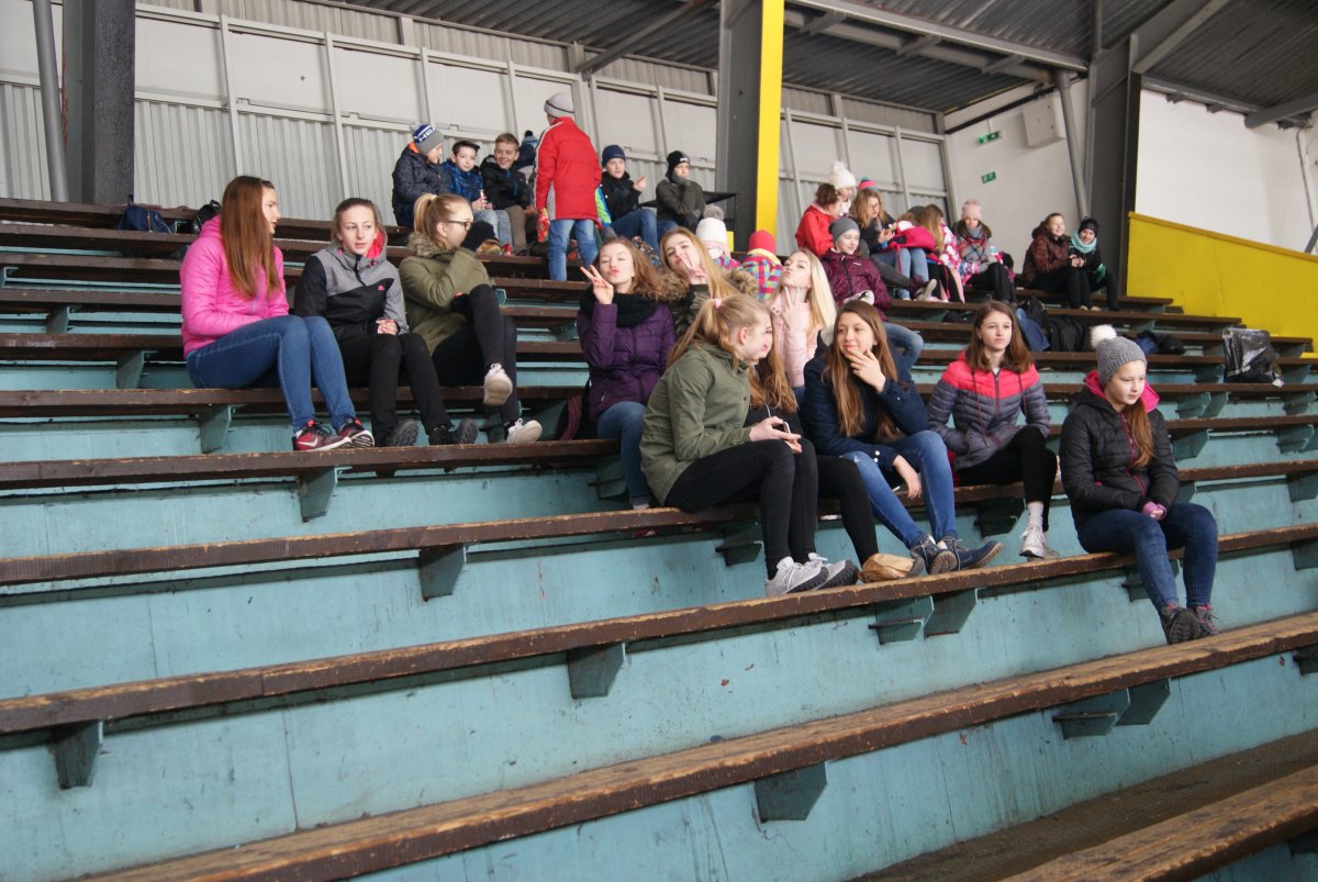 Hokejový zápas učitelé x výběr žáků