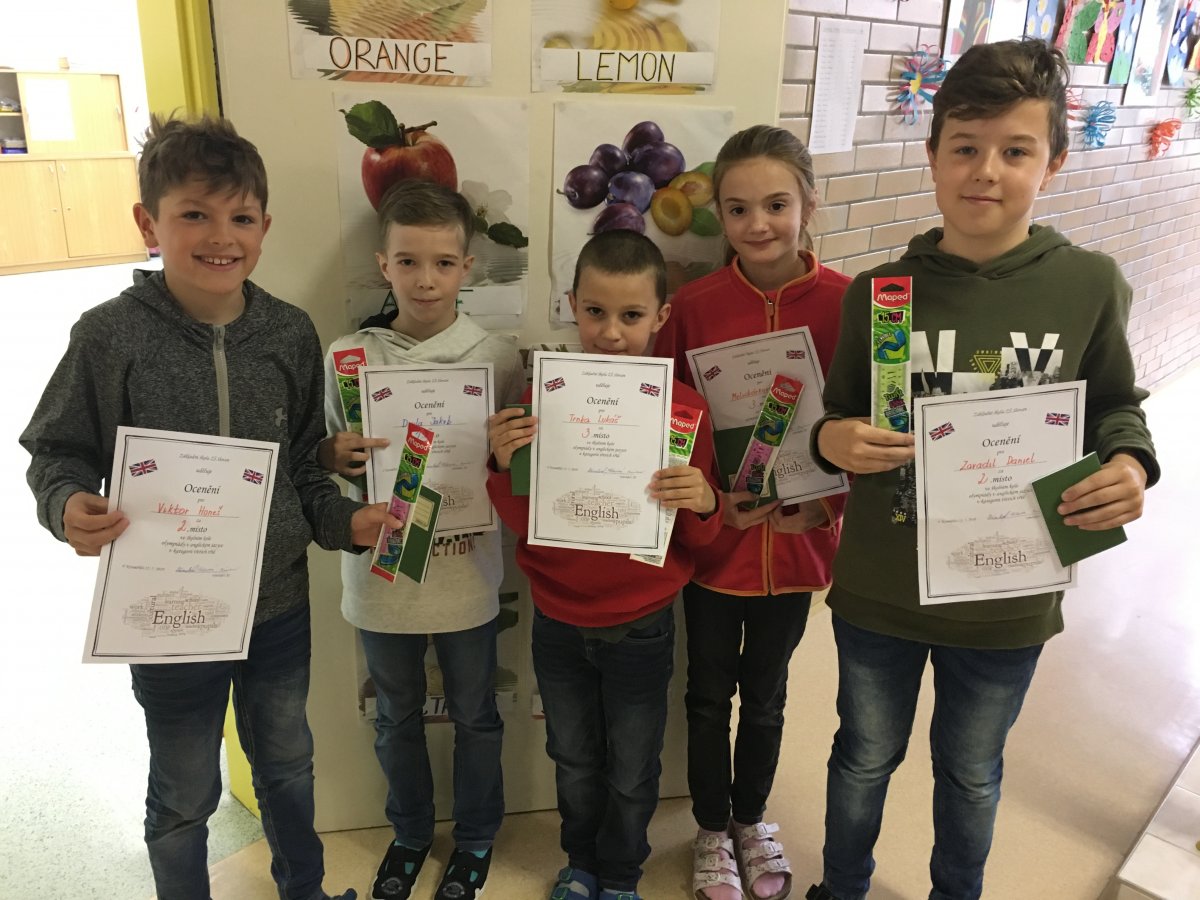 Anglická olympiáda - 3. ročník