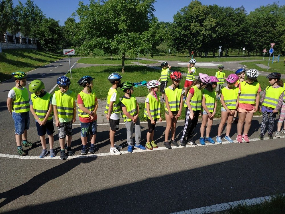 Třída 4.D - zkoušky na cyklisty