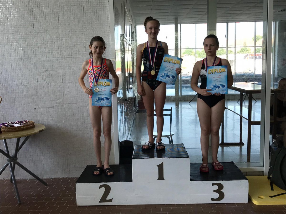 Plavecké závody 1. stupně