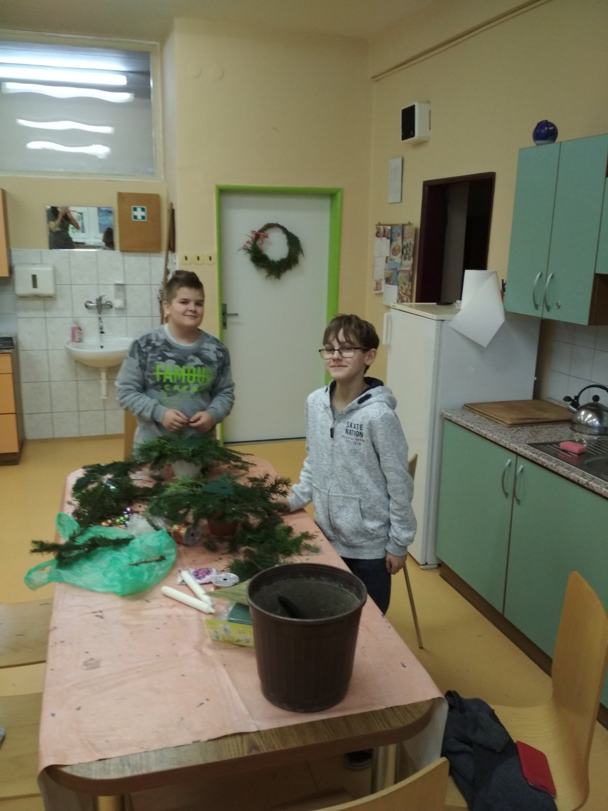 Vánoční "aranžování" 6.C